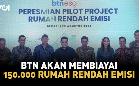 BTN Siapkan Dukungan untuk Pembiayaan 150.000 Rumah Rendah Emisi