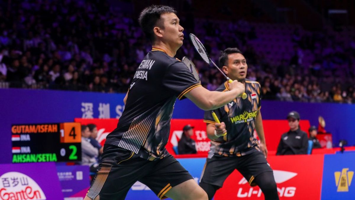in - Masters d'Indonésie 2025 : Hendra/Ahsan a obtenu un billet pour la deuxième mi-temps