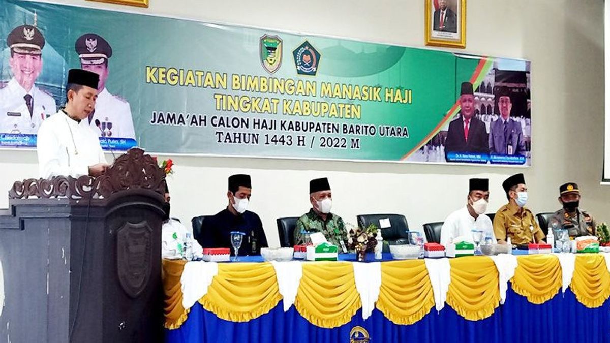 63 Calon Haji Barito Utara Mulai Manasik, Bupati: Persiapkan Diri Secara Matang