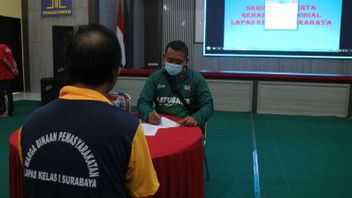 Lapas Surabaya Skrining 191 WBP Pecandu Narkoba Jalani Rehabilitasi Sosial