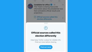 Twitter Bakal Labeli <i>Tweet</i> Hasil Pemilu AS yang Tak Resmi