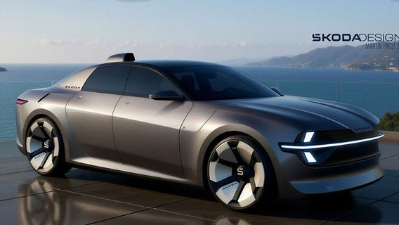 The Concept Of Skoda 100 Electricity Launches, RWD Retro Sedan That Suspicious Attention