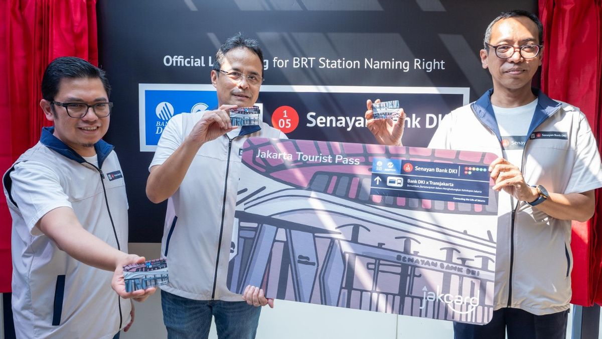 Synergy Between Bank DKI And Transjakarta Inaugurates The Naming Of Transjakarta Bus Stops