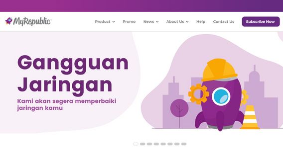 Alami Gangguan Layanan Internet MyRepublic Tersendat