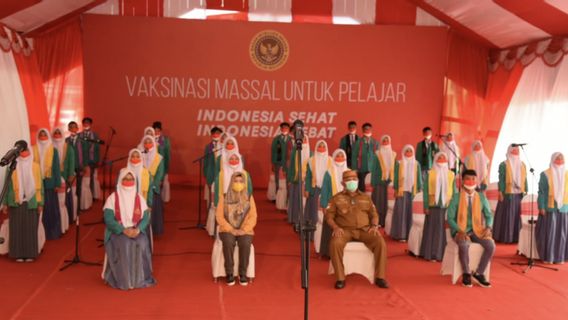 Témoin De Jokowi, L’injection De Vaccin Contre La COVID-19 à Gorontalo A Touché Aujourd’hui 2 422 Personnes