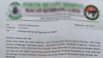 Circulating THR Requests From Mass Organizations In Tangerang, Police Chief Says This...