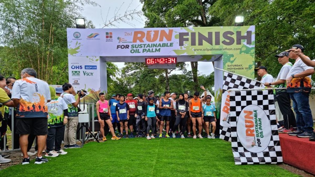 Kampanyekan Produksi Baik, Asosiasi Pengusaha Sawit Adakan Lomba Marathon di Area Perkebunan
