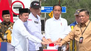 Officiel du péage de Bangkinang-Pangkalan, Jokowi: gaspiller un budget de 4,8 billions de roupies
