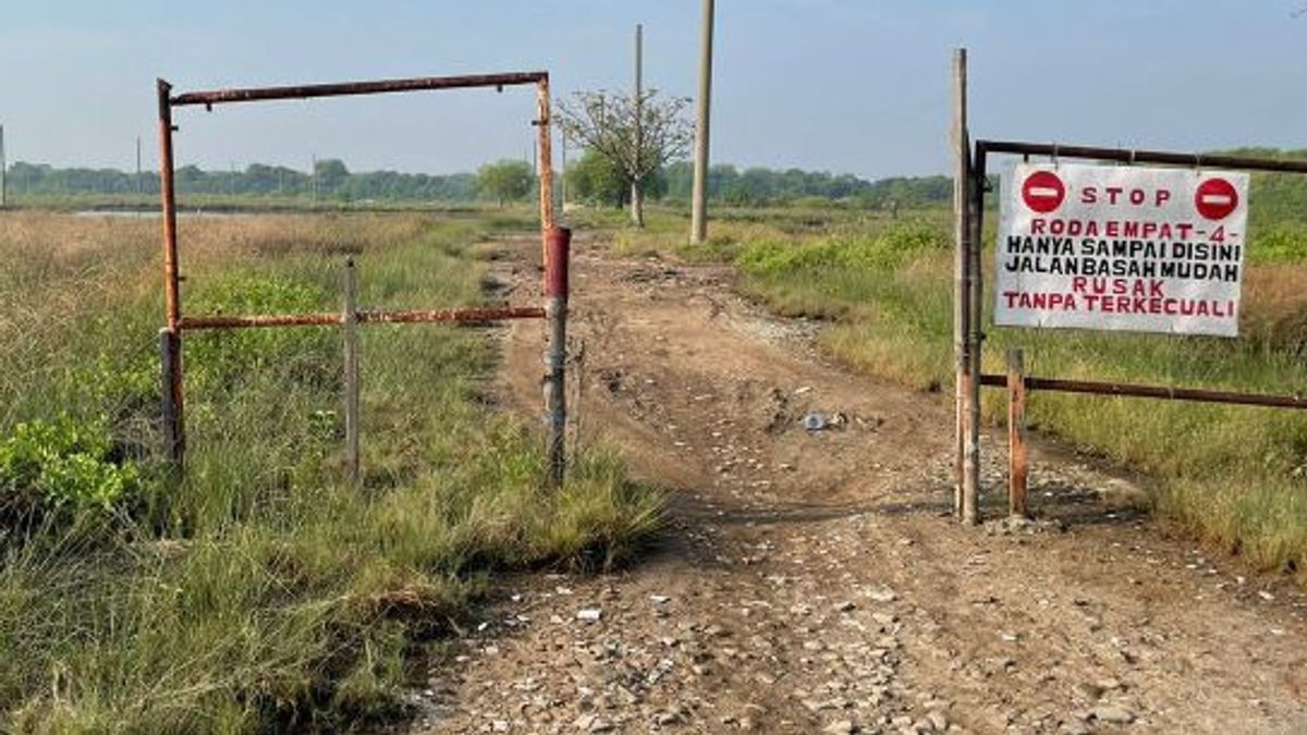 Petani Tambak Keluhkan Rusaknya JLLT Medayu Utara Surabaya