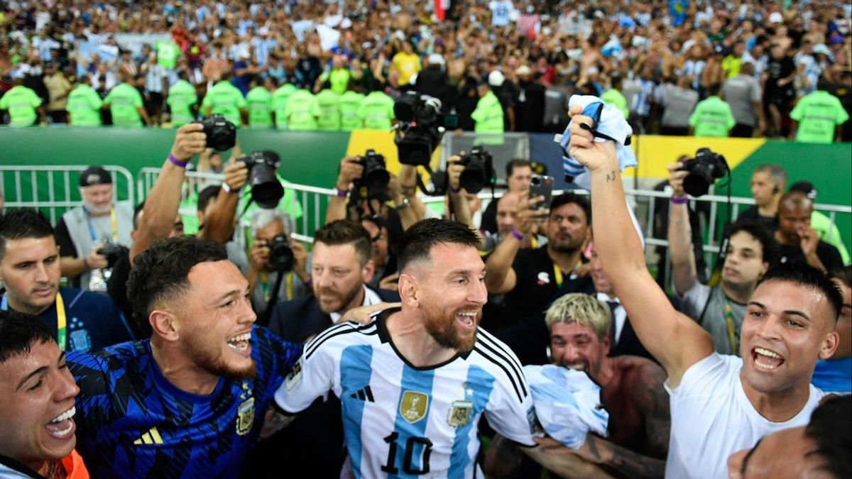 Pertandingan Argentina vs Brasil Rusuh, Satu Orang Dikabarkan Terluka
