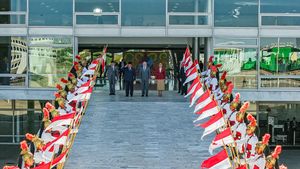 Kedatangan Presiden Prabowo di Istana Planalto Brasilia Disambut Upacara Kenegaraan 