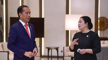 Jokowi Meets Puan Maharani At The Palace To Discuss National Politics