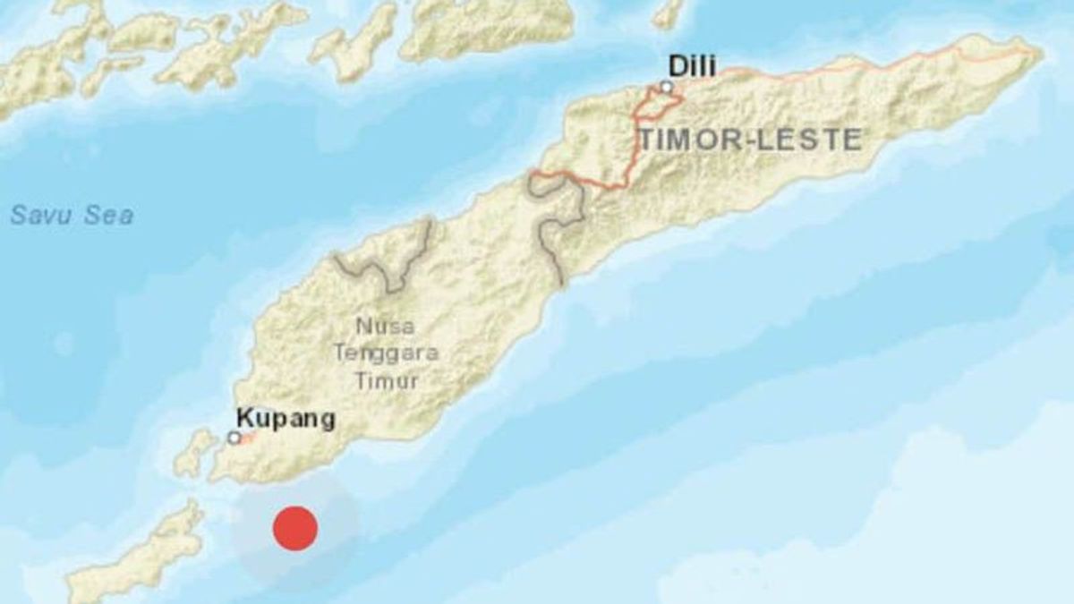  Gempa Magnitudo 5,5 Guncang Kota Kupang
