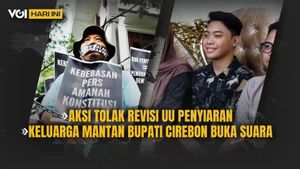 오늘의 VOI 비디오: 방송법 개정에 반대하는 조치, 전 섭정 가족, Vina Cirebon 사건에 대한 목소리 공개