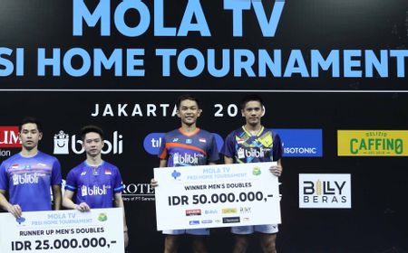 Fajar/Yeremia Jadi Juara PBSI Home Tournament dengan Status Tak Terkalahkan