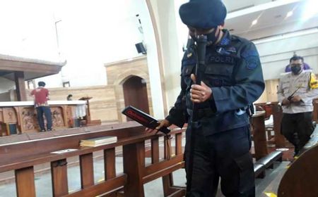 Jibom Polda Jateng Sisir 14 Gereja di Kota Solo Jelang Misa Paskah, Lorong Hingga Sudut Diperiksa Teliti