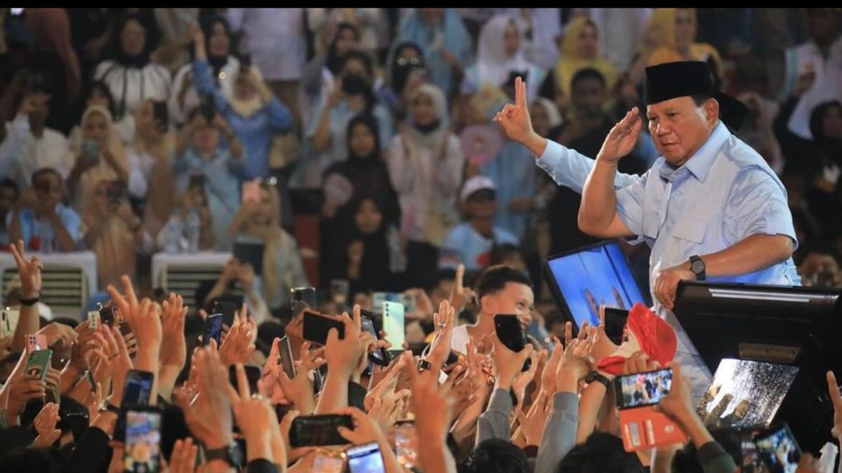 SPIN调查:Prabowo-Gibran的可选举性为54.8%,Masyakyat想要1轮选举