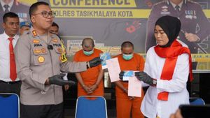 2 Thieves Of Money From A Gang Of ATM Ganjar In Tasikmalaya Arrested, 21 Cards And Pondok Gigi Becomes Barbuk