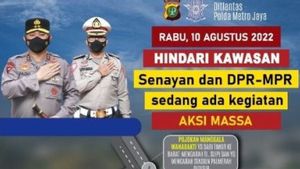 Polisi Imbau Warga Hindari Kawasan Senayan dan DPR Terkait Aksi Buruh