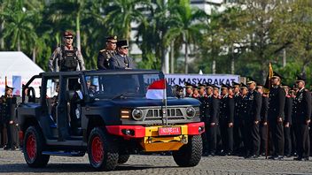 Presiden Prabowo Pimpin Upacara Peringatan ke-79 Hari Bhayangkara 
