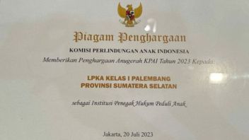 Child Prison In Palembang Wins KPAI 2023 Award