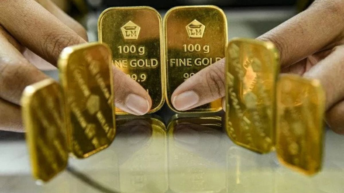 印度尼西亚共和国独立日之前,Antam的黄金价格暴跌至每克1,063,000印尼盾