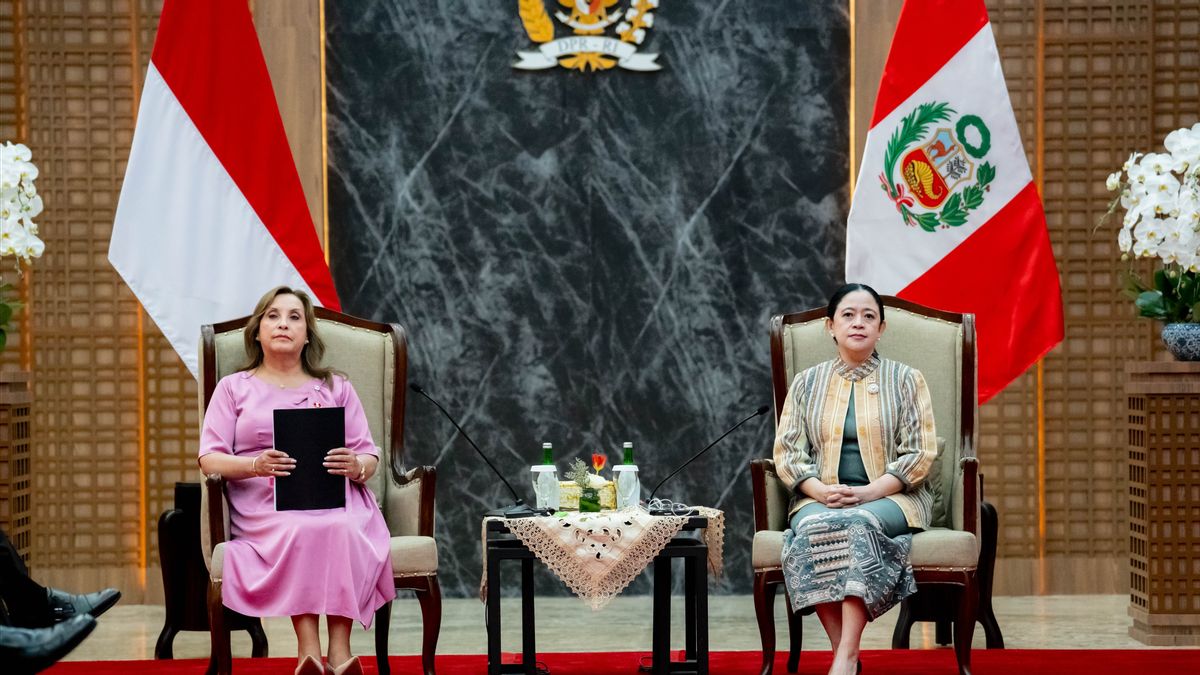 亲爱的秘鲁总统在国会大厦的访问,Puan:Bapak Baru Produktive Relations Indonesia-Peru