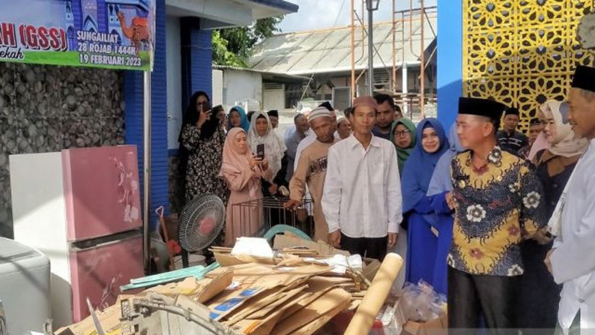 Kabupaten Bangka Kenalkan Program Sedekah Sampah dari Masjid