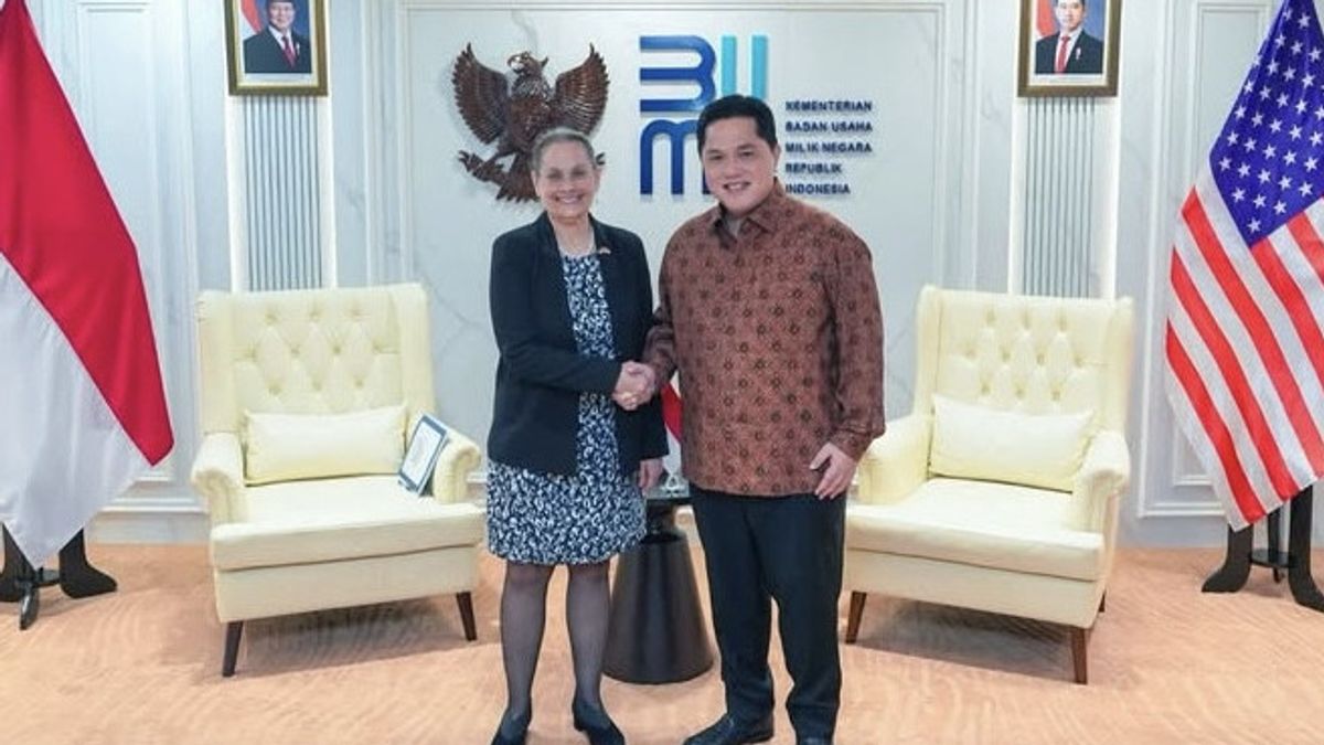 Erick Thohir Bertemu Dubes AS, Bahas Apa?