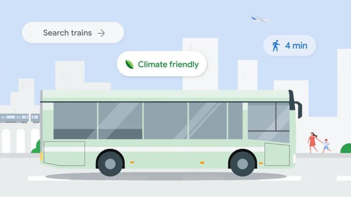 Google 지도는 저탄소 여행 대안을 제안합니다