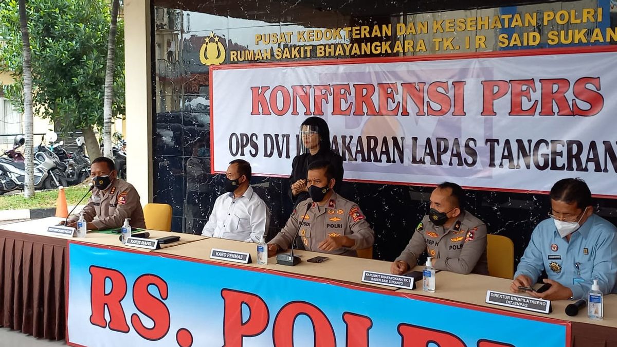 Incendie De Tangerang Et Arrestation Par La Police De Suspects Potentiels