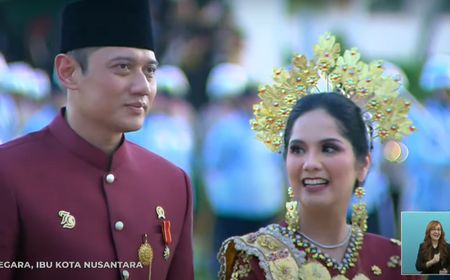 AHY-Annisa Pohan Menang Baju Adat Terbaik HUT RI di IKN