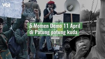 VIDEO: 5 Momen Demo 11 April di Patung Kuda