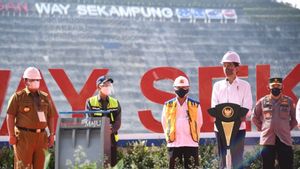 Diresmikan Presiden Jokowi, PTPP Tuntaskan Pembangunan Bendungan Way Sekampung Tepat Waktu meski di Tengah Pandemi
