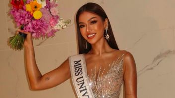 印度尼西亚代表在2025年环球小姐大赛中获得最佳皮肤奖