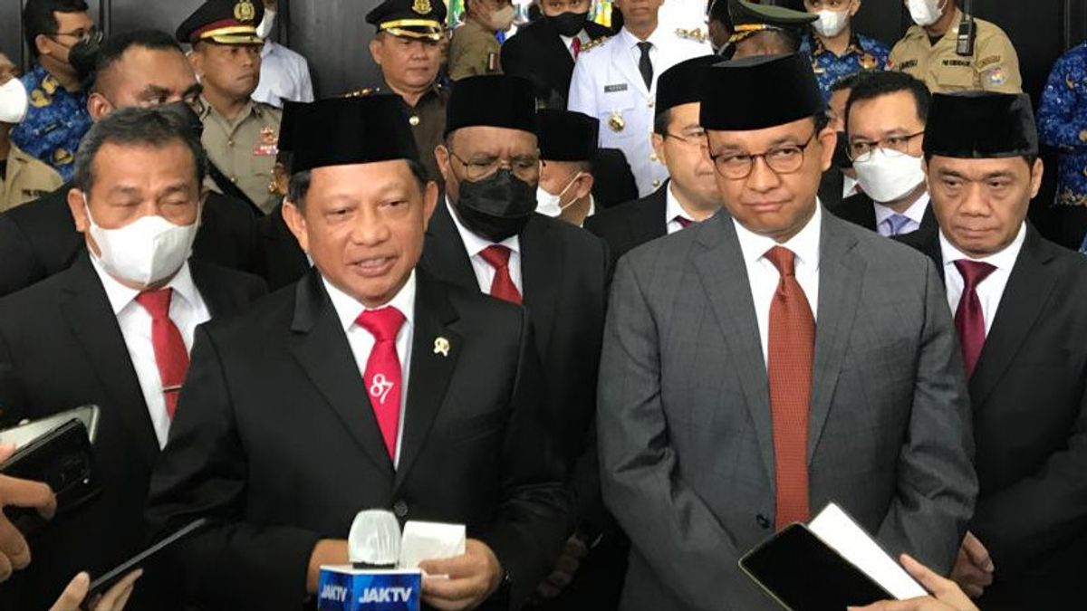 Heru Officially Became The Acting Governor Of DKI, Anies: He Has A Wide Experience In Facing Problems In Jakarta