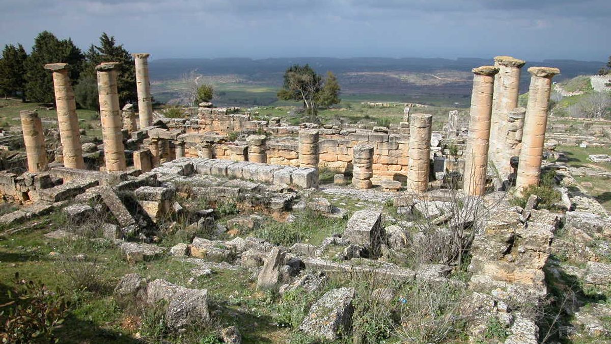 利比亚洪水破坏了希腊古城的废墟,但也揭示了新考古的其余部分