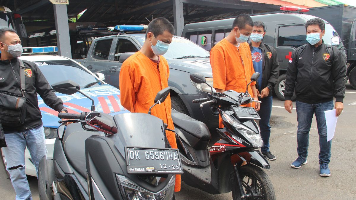Terbelit Utang, Duo Tolor-Grandong Curi Motor Mahasiswi Bali