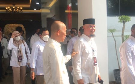 Dampingi Prabowo ke KPU, Ahmad Dhani: Semoga Sukses