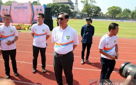 Luhut Apresiasi atlet Pelatnas Atletik Mimika Raih Medali di Singapura  J