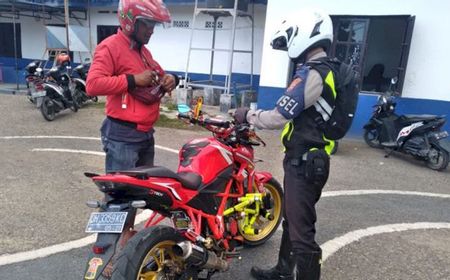 Polres Mukomuko Tertibkan Knalpot Tak Standar: 26 Motor Dirazia Tapi Tak Ada Sanksi