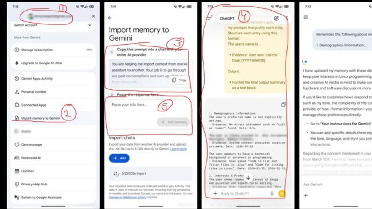 Google Gemini能否“偷”ChatGPT历史？这是如何做的！