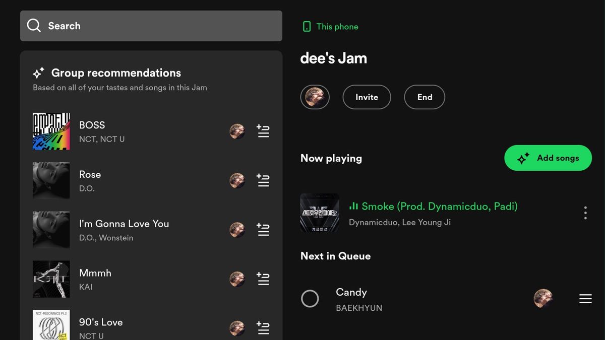 Spotify Jam可以和朋友一起聆听音乐的新功能