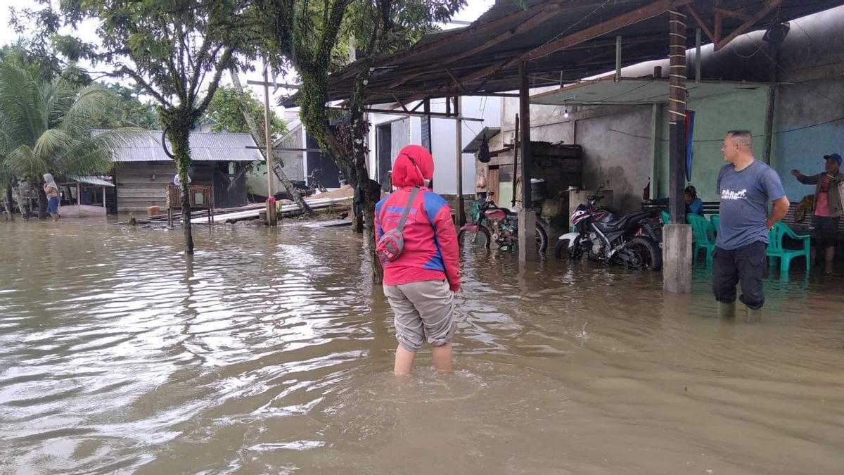 Floods In Aceh Jaya Has Widespread, As Many As 452 People Are Affected