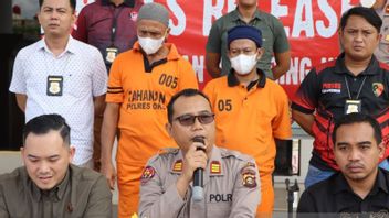 تغيير لوحات المركبات لتخزين الوقود المدعوم ، 2 أشخاص في OKU جنوب سومطرة اعتقلتهم الشرطة