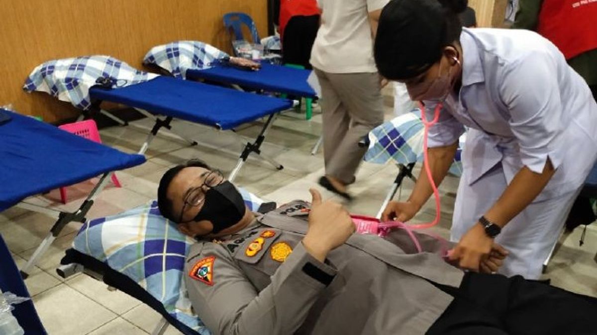 Donor Darah di Deliserdang Diadakan oleh Polresta dalam Rangkat Peringatan HUT Bhayangkara