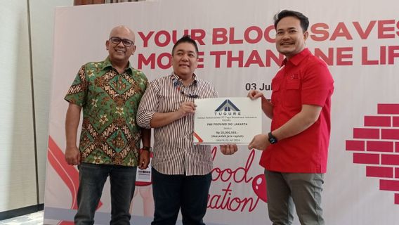 Gandeng PMI Jakarta Pusat, Tugure Gelar Donor Darah