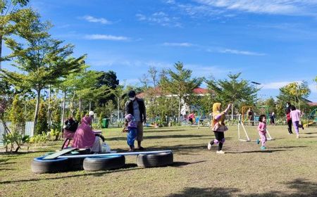 Taman Palangka Raya Kalteng Mendapat Predikat Ruang Bermain Ramah Anak