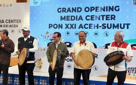 Wamenkominfo Nezar Resmikan Media Center PON XXI Aceh-Sumut 2024