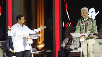 Prabowo a été considéré comme un coup d’œil pour interpréter la question de la défense comme un secret dans le débat présidentiel